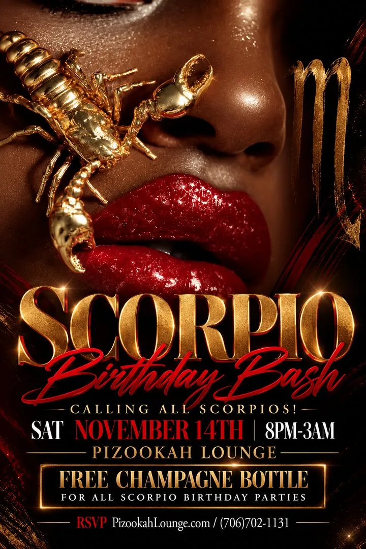 Scorpio Birthday Bash